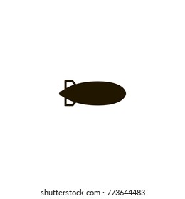 airship icon. sign design
