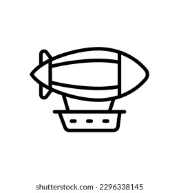 airship icon for your website design, logo, app, UI.