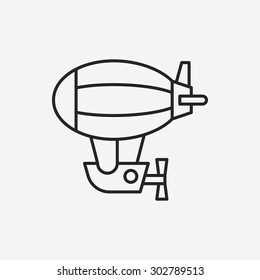 airship line icon