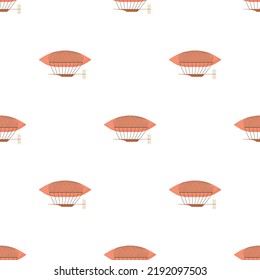 Airship pattern seamless background texture repeat wallpaper geometric vector