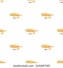 Airship pattern seamless background texture repeat wallpaper geometric vector