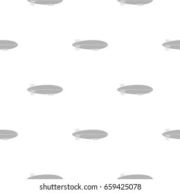 Airship pattern seamless flat style for web vector illustration