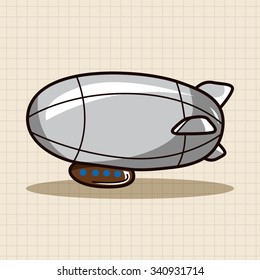 airship theme elements vector,eps