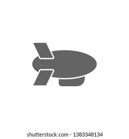 Airship, transport, zeppelin icon. Element of simple transport icon. Premium quality graphic design icon. Signs and symbols collection icon for websites