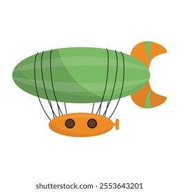 Airship Vector Illustration - 09