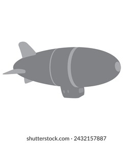 airship vector illustration. Vector illustration