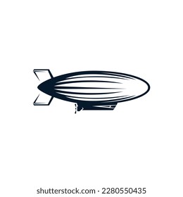 Airship vector logo design. Airship vector icon