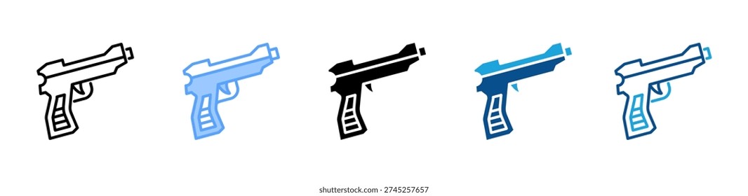Airsoft Gun icon multiple style and collection