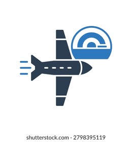 Airspeed Indicator Icon Sign Symbol