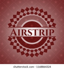 Airstrip red emblem