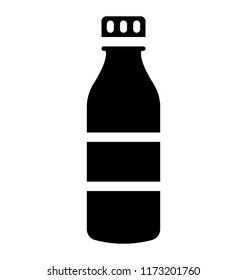 
Airtight  bottle containing  liquid beverage in it, bottle  
