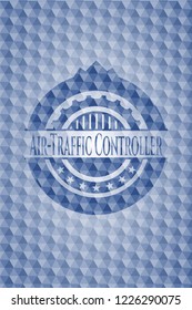 Air-Traffic Controller blue hexagon badge.