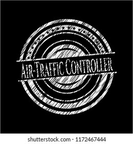 Air-Traffic Controller written with chalkboard texture