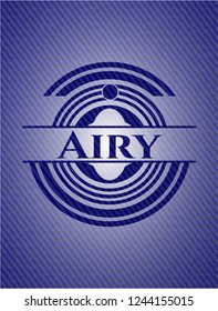 Airy with denim texture