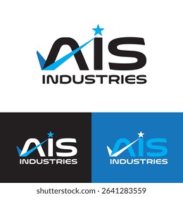 AIS custom logo suitable for industrial construction contracting Manufacturer company 