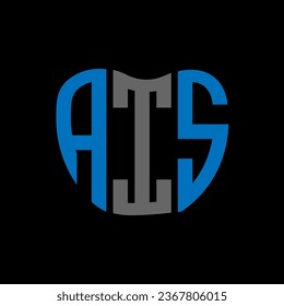 Diseño creativo del logo de la carta de AIS. Diseño único de AIS.
