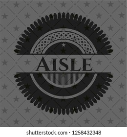 Aisle black badge