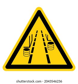 Aisle Must Be Kept Clear Symbol Sign ,Vector Illustration, Isolate On White Background Label. EPS10