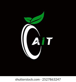 AIT creative minimalist letter logo. AIT unique vector initials alphabet letter logo design 