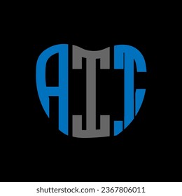 AIT letter logo creative design. AIT unique design.
