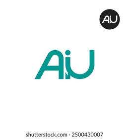 AIU Logo Letter Monogram Design