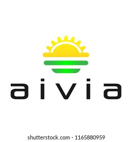 Aivia solar energy logo