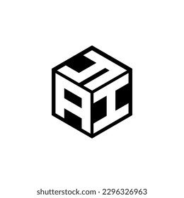 AIY letter logo design in illustration. Vector logo, calligraphy designs for logo, Poster, Invitation, etc.