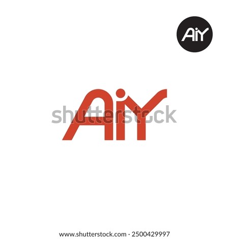 AIY Logo Letter Monogram Design