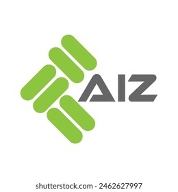 AIZ letter logo vector design, AIZ simple and modern logo. AIZ luxurious alphabet design