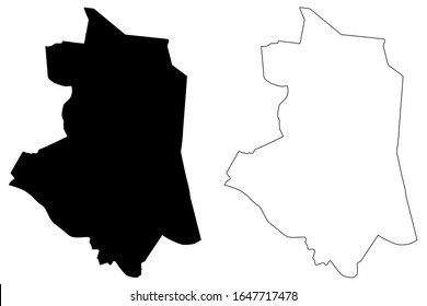 Aizkraukle Municipality (Republic of Latvia, Administrative divisions of Latvia, Municipalities and their territorial units) map vector illustration, scribble sketch Aizkraukle map