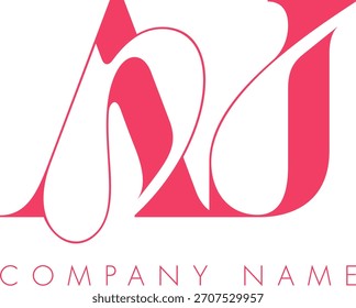 AJ creative modern abstract letter logo vector design. Usable for your company or business and brand identity.