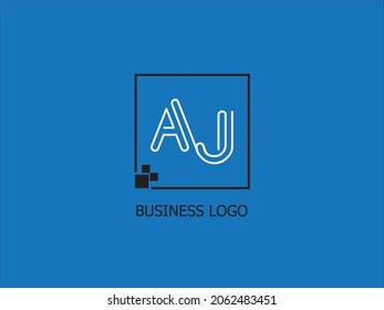 Aj A and j Alphabet initial Letter Monogram Icon Logo vector illustration