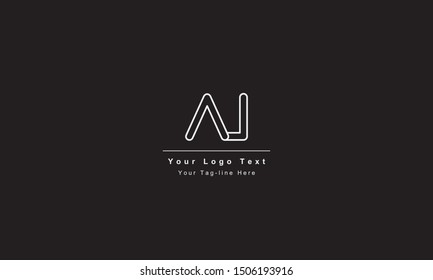 AJ or JA letter logo. Unique attractive creative modern initial AJ JA A J initial based letter icon logo