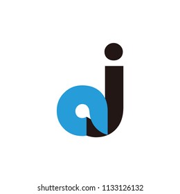 aj letter logo