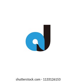 aj letter logo