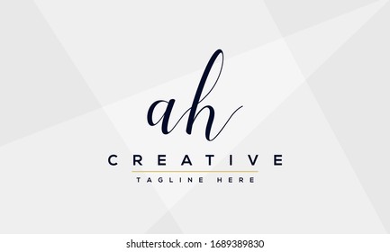 Diseño del logotipo de la carta AJ. Ilustración vectorial del icono Creative Modern A J Letters.