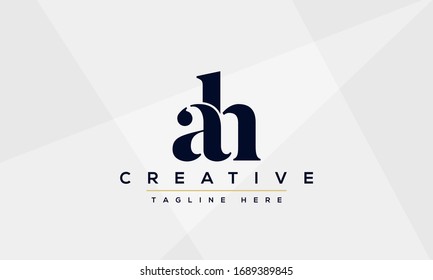 AJ Letter Logo Design. Creative Modern A J Letters icon vector Illustration.