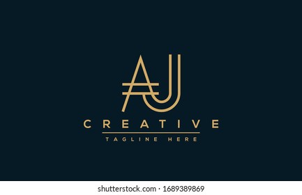 aj letter images stock photos vectors shutterstock https www shutterstock com image vector aj letter logo design creative modern 1689389869