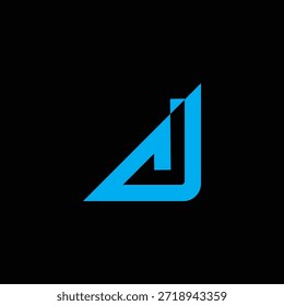 AJ Carta Logo Design. AJ Creative letter logo design vetor, AJ Letter Initial Logo Design.
