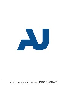 AJ Letter Logo Design Template 003