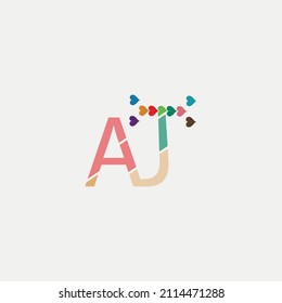 CARTA DE AJ LOGO.AJ CARTA CON PLANTILLA DE LOGOTIPO DE LEAF