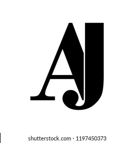 Aj Letter Vector Logo Stock Vector (Royalty Free) 1197450373 | Shutterstock