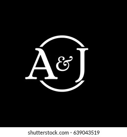 Aj Logo Stock Vector (Royalty Free) 639043519 | Shutterstock