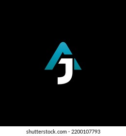 aj Logo design - Aj letter logo design