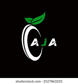 Logotipo criativo carta minimalista AJA. AJA vetor exclusivo iniciais alfabeto letra logotipo design 