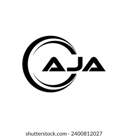 AJA Letter Logo Design, Inspiration for a Unique Identity. Modern Elegance and Creative Design. Watermark Your Success with the Striking this Logo.