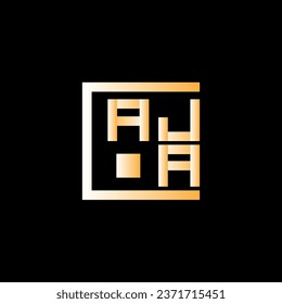 AJA letter logo vector design, AJA simple and modern logo. AJA luxurious alphabet design  