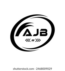 AJB letter logo Design. AJB Simple and modern monogram logo. AJB Abstract Alphabet vector Design.