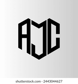 Abstraktes AJC-Buchstabenlogo. AJC einzigartiges Design. AJC.
