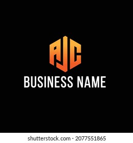 AJC letters minimal logo vector for Business or website